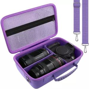 캐논 호환 EOS 레벨 T7/T100/T6/R50/R100/R5/R7/R8/R6 마크 II/SL3 DSLR 카메라용 칸카 케이스 여행용 보호