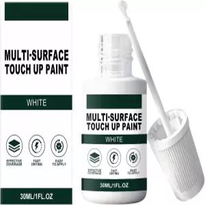 흰색 페인트 펜 30ml 방수 목재 스크래치 필러 미세 팁 벽 터치업 도구 빠른 건조 표면 수리 마커 가구