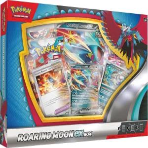 포켓몬 TCG 포효하는 달 전 상자 포일 프로모션 카드 1장 오버사이즈 부스터 팩 4개