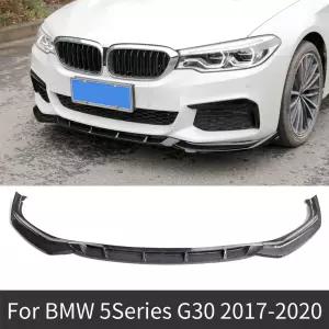 BMW 5 G30 G31 M 530d 525i 540i 530i 2017- 용 개조 스플리터 디플렉터 프론트 범퍼 립 가드 턱 튜닝 바디
