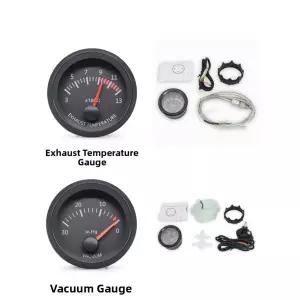 자동차 계기판 2인치 LED 디스플레이 12V 다중 게이지 52mm 계기판 조정 차량 진공 수온 오일 실내용