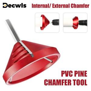 PVC 파이프 디버링 도구  내부 및 외부 챔퍼링 리머  플라스틱 연삭 표준 전기 드릴/무선 드릴에 적합합니