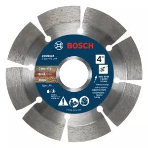 BOSCH DBS0402 4인치. 유니버설 러프 컷용 프리미엄 세그먼트 림 다이아몬드 블레이드