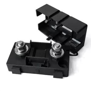 커버 및 볼트 다운 스터드가 있는 MGI 스피드웨어 미니ANL/MIDI 인라인 퓨즈 홀더(퓨즈 없음)