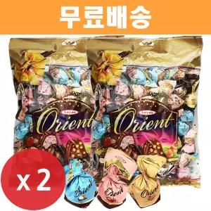 무료배송 수입 초코릿 오리엔트 1Kg x 2팩 맛밤 쿠키