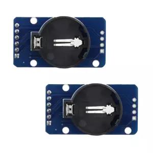 2Pcs DS3231 시계 모듈 AT24C32 실시간 타이밍 RTC IIC I2C 인터페이스 타이머 메모리 블루보드