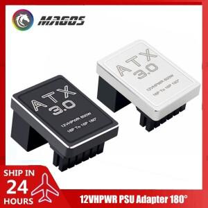 PCI-e 5.0 그래픽 카드 ATX3.0 전원 공급 장치 12Vhp 호환WR 12+4 16P-16P 600W 남성-여성 180 ° 스티어링