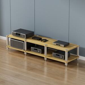 A-124 2단 2열 HIFI 파워 앰프 캐비닛 랙 오디오 TV 충격 흡수