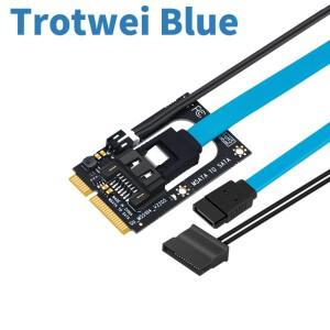 MSATA-SATA 어댑터 카드MSATA-7PIN 하드 디스크 SSD 솔리드 스테이트 SATA3.0 인터페이스 변환 카드
