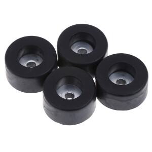 스피커 발 패드 쿠션 고무 댐퍼 베이스  스틸판 포함 미끄럼 방지 38x20mm  4 개