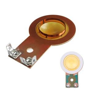 1PC DIY 액세서리 25.4mm 혼 트레블 필름(브래킷 포함) 수지 멤브레인 드라이브 헤드 트위터 보이스 코일