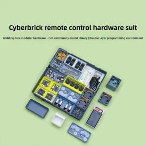 Bambu Lab CyberBrick 원격 제어 하드웨어 세트 레이싱 로봇 DIY 조립 장난감 3D 프린팅 모델 부품의 완전