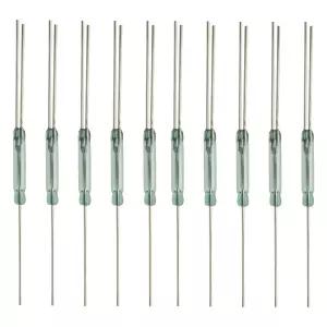 10PCS 2.5 14mm 리드 스위치 3핀 마그네틱 정상 개방 폐쇄 변환 DC 60V 4W NC 없음