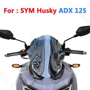 SYM 허스키 스크린, ADX125, ADX 125, 바이크 오토바이 액세서리, 윈드 디플렉터 바이저, 블랙