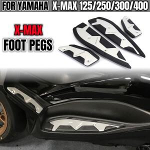 YAMAHA XMAX X-max 400 300 250 125 Xmax125 Xmax300 바이크 오토바이 풋 페그 패드, 페달 레스트 발받침