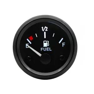 예코아루 2인치 52mm 연료 레벨 게이지 12V 240-33옴 보트 탱크 미터 E-1/2-F 포인터 대시 너트 및