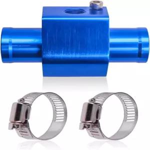 Yonput 1 PC 수온계 온도 게이지 조인트 파이프 냉각수 센서 어댑터 26 mm 라디에이터 파란색