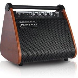 HAMPBACK SK-50 전기 드럼 앰프 50W, 무선 전자 드럼 앰프 키보드 스피커 가정 연습용