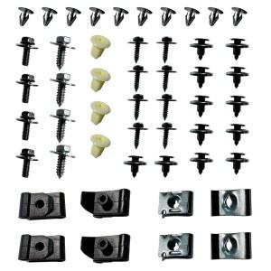OTMGTGM 50PCS 엔진 스플래시 실드 펜더 범퍼 스크립스 리벳 패스너 2001-2020 아발론 C-HR 코롤라 하이에이스 세쿼이아 시에나 툰드라 4러너 86 캠리 하이랜더 랜드 크루저 RAV4