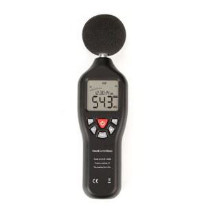 디지털 사운드 레벨 미터 30-130dB 범위 고정밀 AC 가중치 데이터 로깅 32,000회 판독값 빠른 느린 응답 백라이트 디스플레이 DC 출력 휴대용 소음계