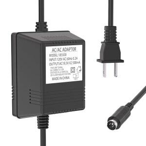 18.5VX2 500mA AC Mini 3 Pin Power Adapter Compatible with Behringer XENYX (502, 802, 1002),PSV3UL, MXVL3 MX602A, UB502, UB802, UB1002, Q502USB, Q802USB, Q1002USB,Eurorack Mixers (FX-18B-MP3)