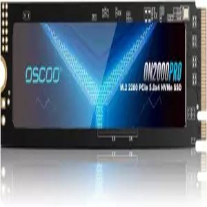 OSCOO 1TB NVMe 5.0세대 SSD 최대 13 000MB/s 3D TLC NAND DRAM 캐시 그래핀 히트싱크 M.2 PCIe 2280 AI
