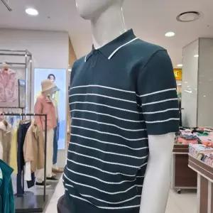 [PAT]기능성 스트라이프 카라 스웨터 1M33632-3_US