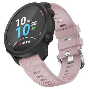 OVERSTEP, Garmin Venu 2 Plus, SQ 밴드, 20mm 손목 스트랩 퀵 릴리즈 비보액티브 3 음악, 비보무브 Hr, 포러너 645/245 음악 스마트워치용 방수 소프트 실리콘 밴드