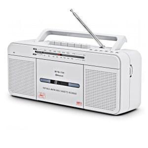 블루투스, USB, AM/FM 라디오, 테이프 플레이어/녹음, USB 재생/녹음, 카세트에서 MP3로 변환하는 휴대용 카세트 플레이어 레코더 붐박스