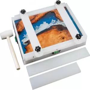 테이블용 에폭시 수지 몰드 대형 직사각형 칼린타 14x 10x 2.6인치 재사용 가능한 폼 도마용