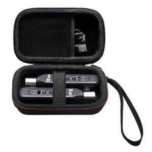 Xvive P3 / P3D XLR 블루투스 수신기와 호환되는 LTGEM 케이스, U3C U35C U35XLR 송신기 및 수신기용 사무실 여행용 보관 가방 - 블랙(케이스 전용)