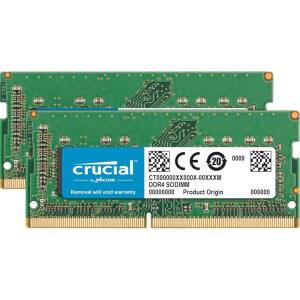 중요한 32GB 키트(16GB x 2) DDR4 2666 MT/s (PC4-21300) SODIMM 260핀 메모리 - CT2K16G4SFRA266