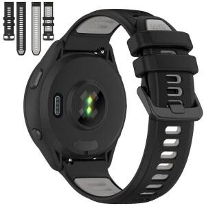 Garmin Vivoactive 6 / 5 Venu Sq 2 Forerunner 165 55, 20mm 퀵 릴리스 소프트 실리콘 스트랩 교체 손목 밴드 645 245 스마트워치에 적합한 스포츠