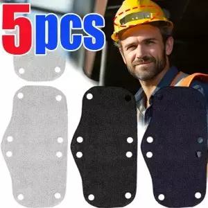 땀 패드 25x3cm 슈퍼 흡수성 폴리 에스터 버클 클립 야외 건설 사이클링을위한 미끄럼 방지