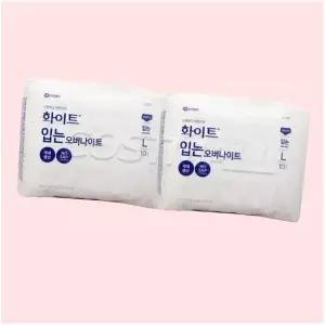 화이트 NEW 입는 오버나이트 20개 대형 코스트코 4385829