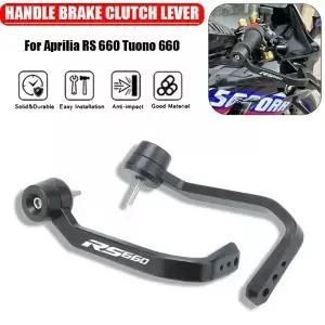Aprilia RS 660 Tuono 핸들 커버 오토바이 CNC 알루미늄 바 그립 브레이크 클러치 레버 가드 보호대