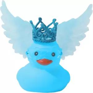 Jyeennar 1PC 블루 엔젤 고무 오리 CROWN 윙 미니 자동차 대시보드 장식 지프