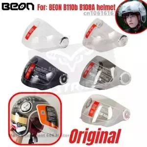 원래 BEON B08A 오토바이 하프 헬멧 바이저 B0 uv 액세서리