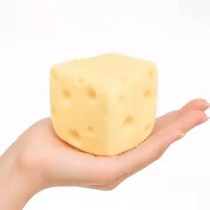치즈 말랑이 스퀴시 스트레스 해소 피젯토이 1P 랜덤 발송