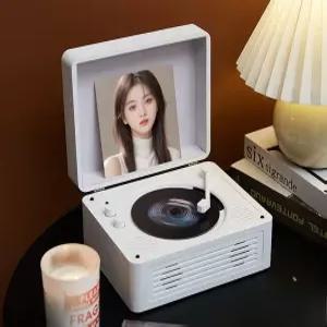 시디플레이어 무지 레트로 턴테이블 CD플레이어 LP
