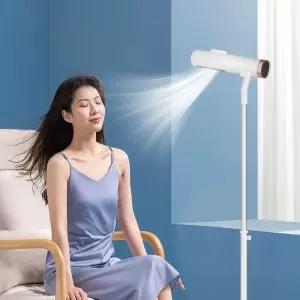 스탠드 헤어드라이기 핸즈프리 수직형 220V 각도 화이트 헤어드라이어