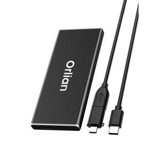휴대폰, Windows, Android, PC 등을 위한 Orlian 1TB 외장 휴대용 SSD 솔리드 스테이트 드라이브 USB 3.1 Gen 2 최대 500MB/s 고속