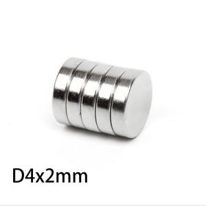 1050PCS 4x2mm 미니 라운드 자석사진 메모 공예 주방 학교 4*2 접착 냉장고 자석