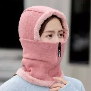 겨울 방한 따뜻한 보들 털 남여공용 넥워머 2IN1 전면 지퍼 기모 보온 따뜻한 야외 목토시