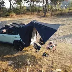 SUV 뒷문 텐트 야외 캠핑용 방수 방모기 자동차 여행 차박