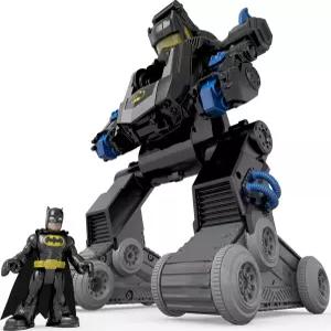 Fisher-Price Imaginext DC 슈퍼 프렌즈 RC 장난감이 빛 소리 및 문구 리모컨 소형 피규어 1개와 런처