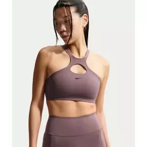 [나이키]IO9336 502 유니버사 미디엄 서포트 패드 스포츠 브라 W 타투 버건디 크