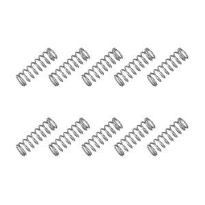MECCANIXITY 소형 압축 스프링 8MM OD 1MM 전선 직경 25MM 무료 길이 304 스테인리스 스틸 연장 - 상점 홈 수리 DIY 프로젝트(실버 톤 10팩)