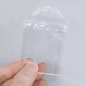 반지 목걸이 보관 투명 PVC 파우치 6x5cm 100P 소형 액세서리 포장 지퍼백-WFMX773