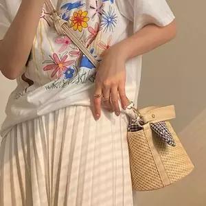 데일리 여성 라탄 가방 크로스 여성 토트 백 피크닉 여름 여성라탄가방 여름크로스백